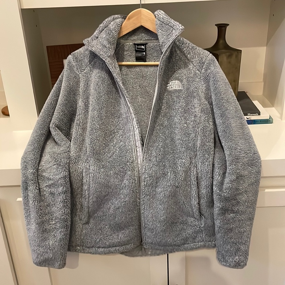 Women’s North Face “fuzzy” jacket